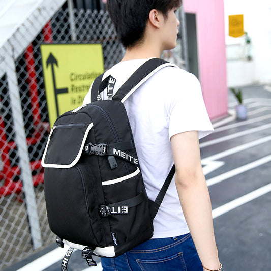 Men's Korean Medium Large Minimalist Fashion Backpacks