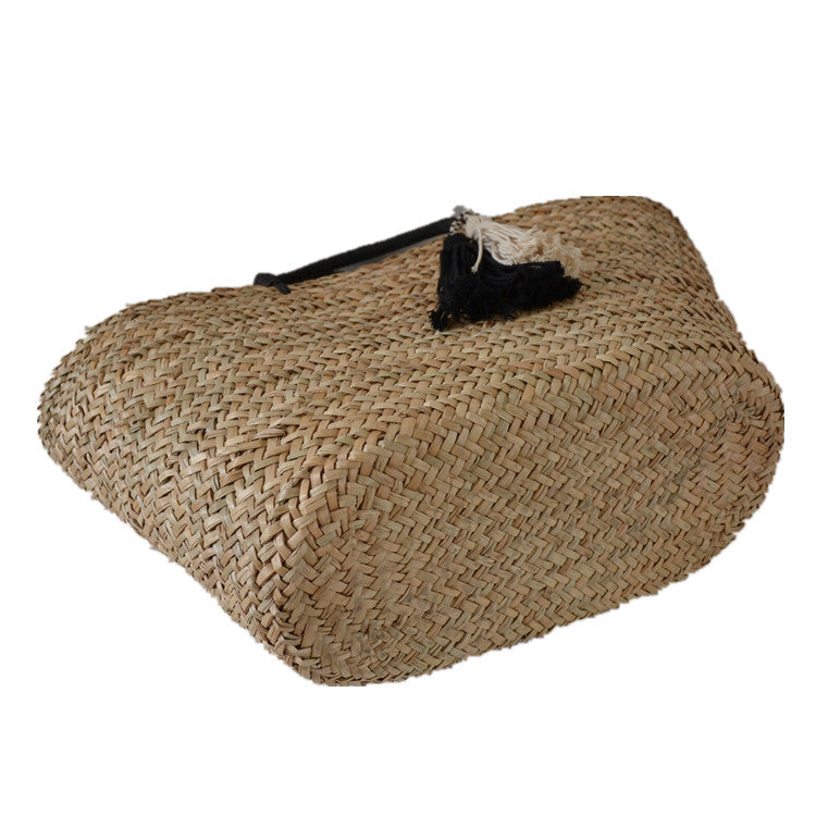 Water Plants Woven Fashion Simple Elegant Tassel Bags