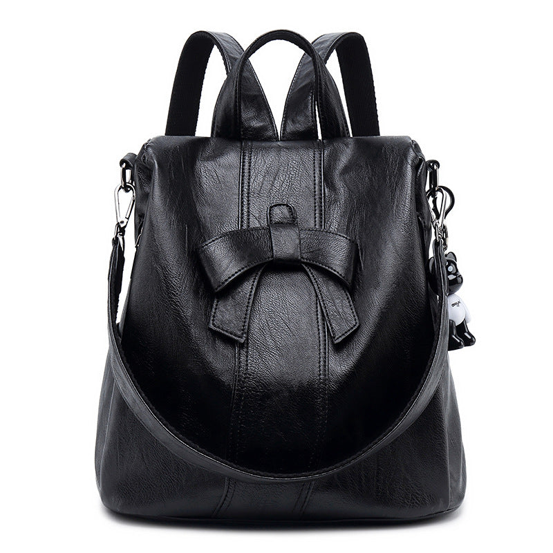 Women's Lightweight Spring Everyday Joker Trendy Bow Backpacks