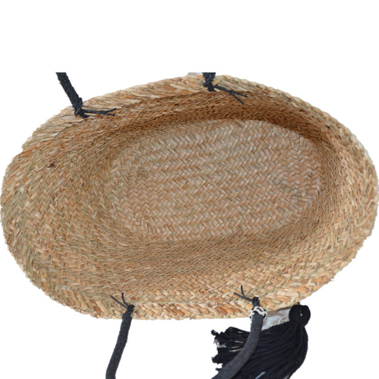 Water Plants Woven Fashion Simple Elegant Tassel Bags