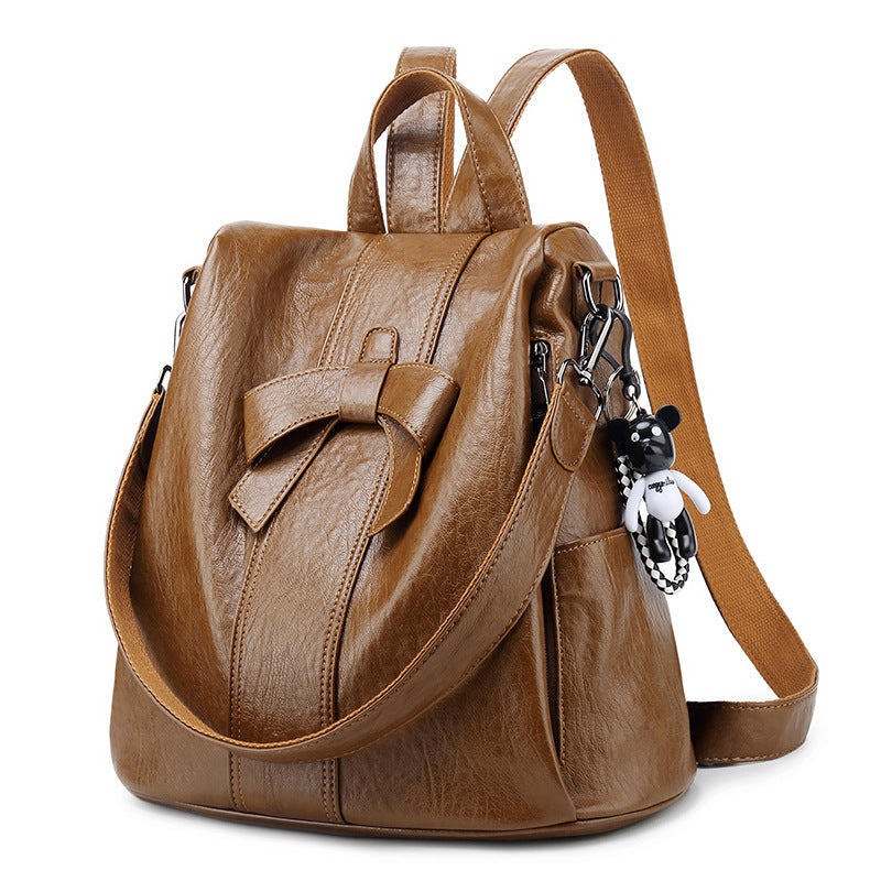 Women's Lightweight Spring Everyday Joker Trendy Bow Backpacks
