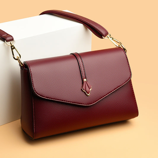 Women's For Soft Leather Fashion Mother Large Shoulder Bags