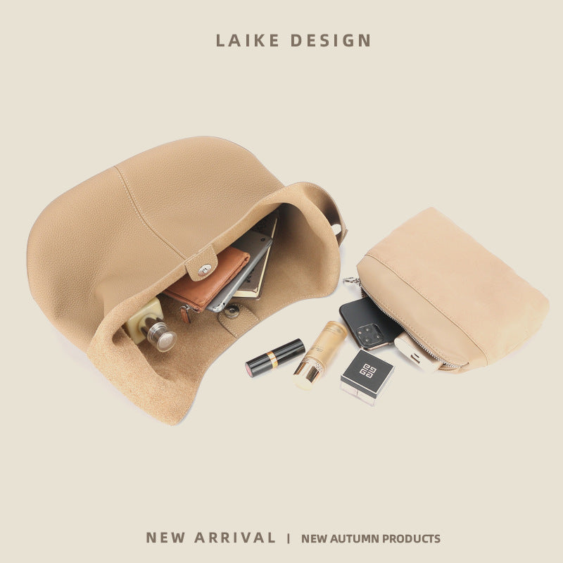 Women's Leather Fashion Simple Comfortable Large Capacity Totes Bags