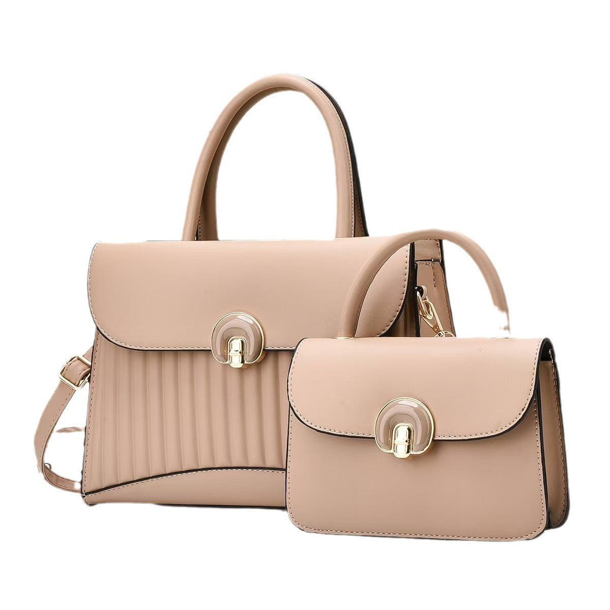 Women's Fashionable Elegant Big Korean Style Mother Handbags