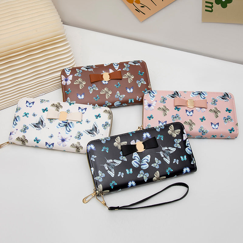 Women's Autumn Korean Style Long Sweet Butterfly Ladies Wallet