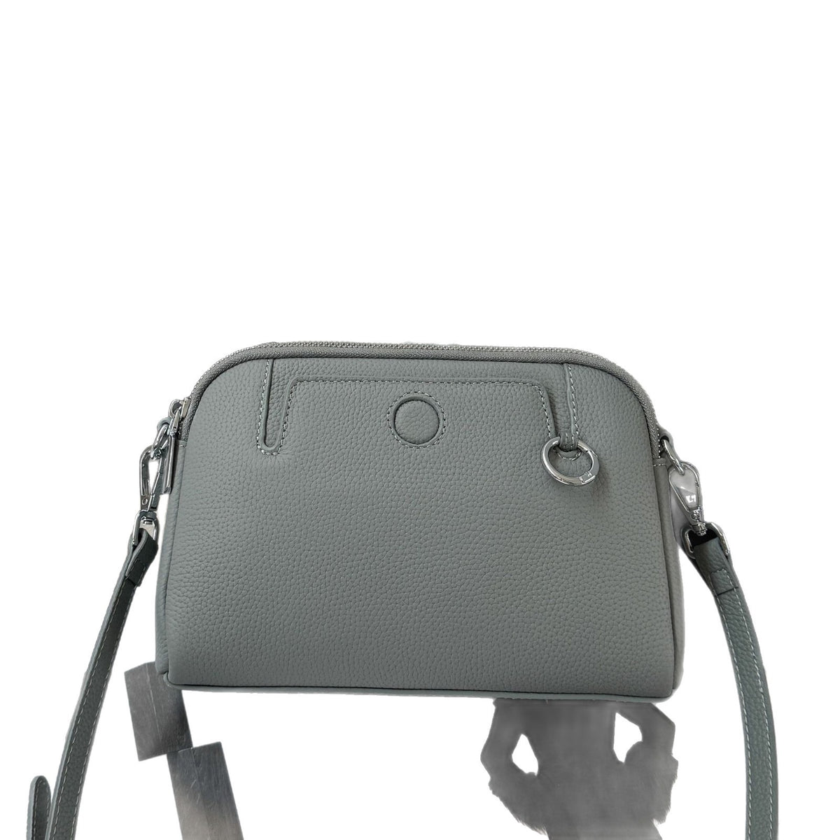 First Layer Cowhide Simplicity Commuter Underarm Practical Women's Messenger Bag