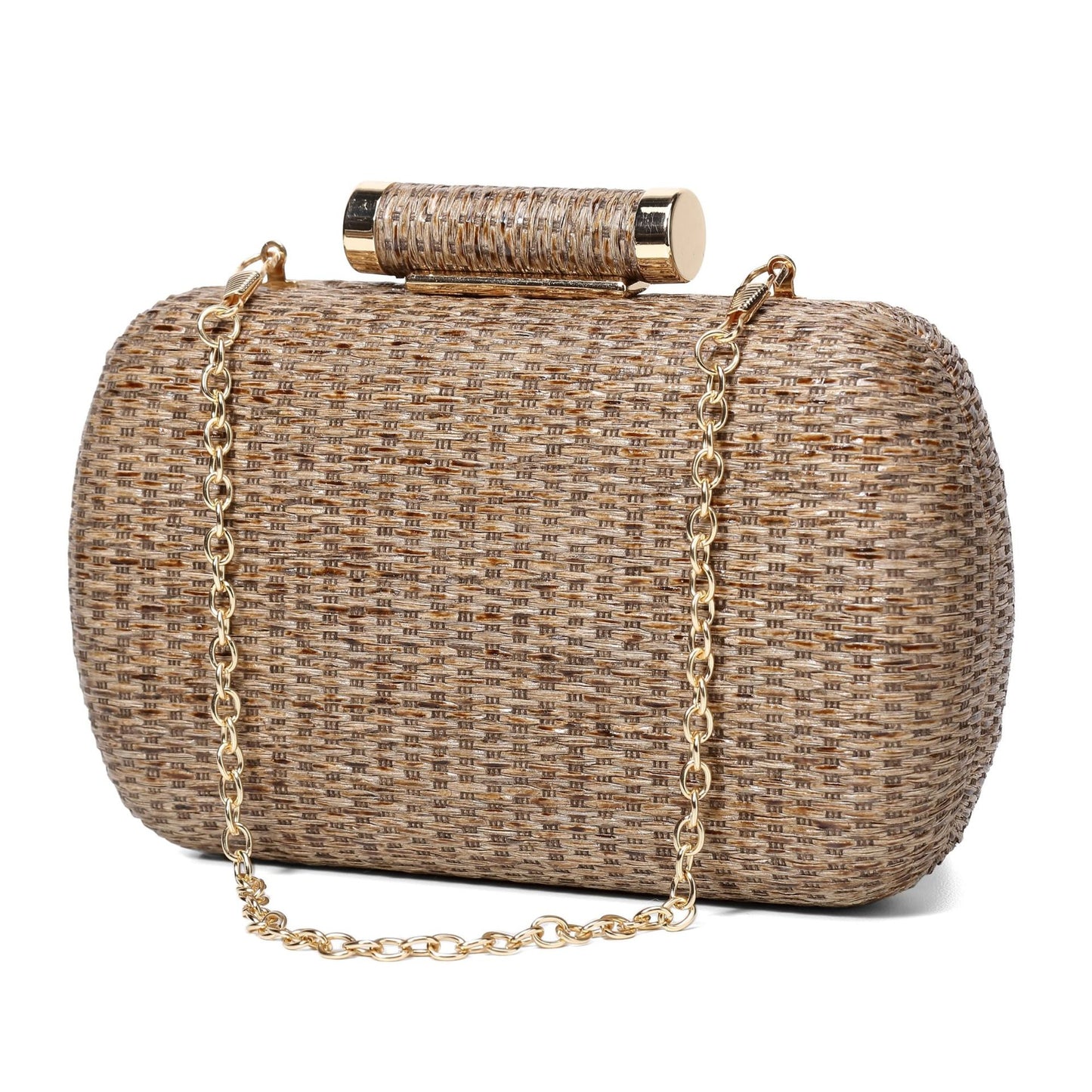 Women's Dinner Winter Straw Fashion Hand-woven Clutch Evening Bags