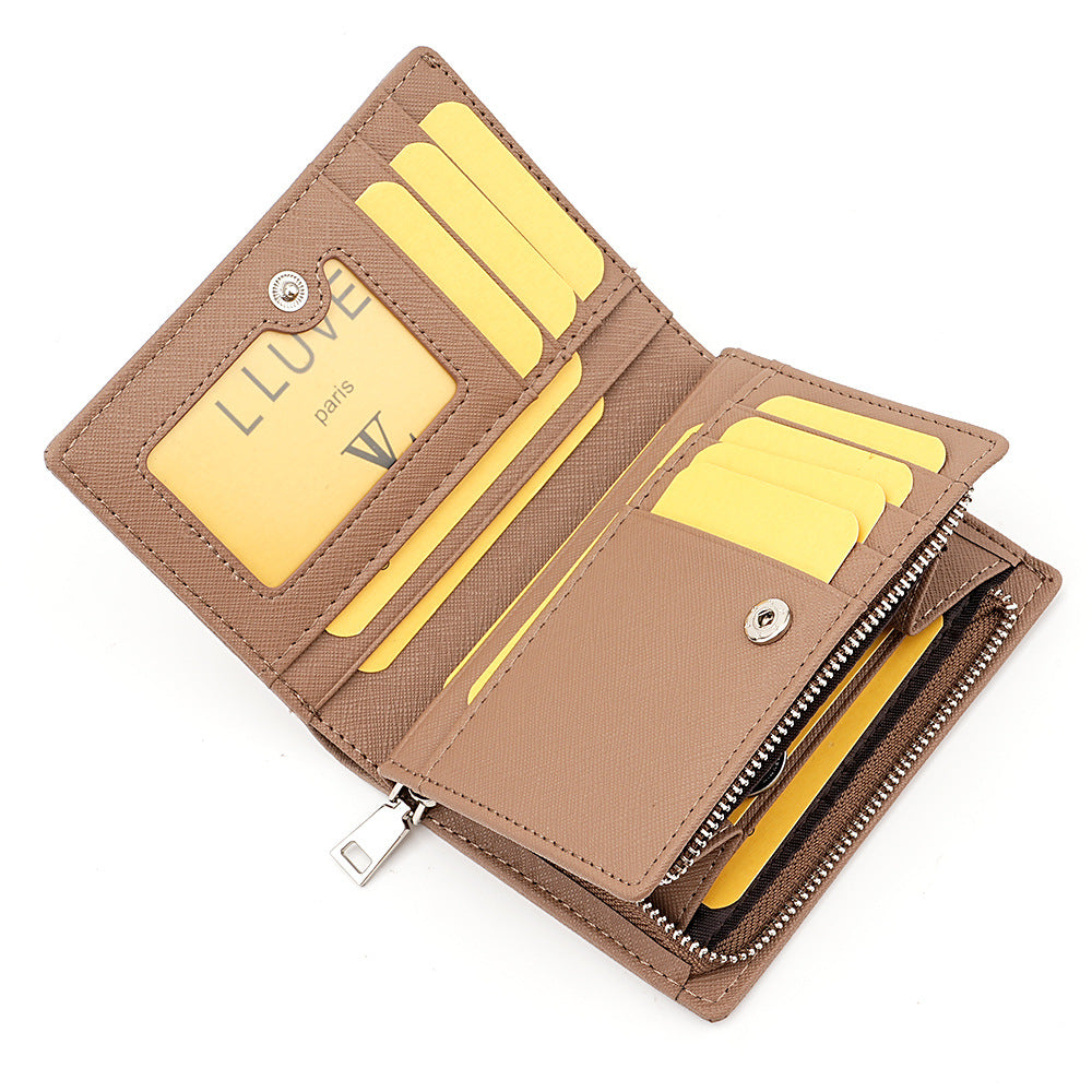 Women's & Men's & Vertical Design Genuine Leather Cross Men's Wallets