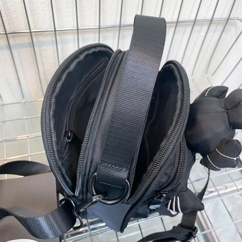 Fashion Pouches Waterproof Oxford Cloth Cute Doll Crossbody Bags