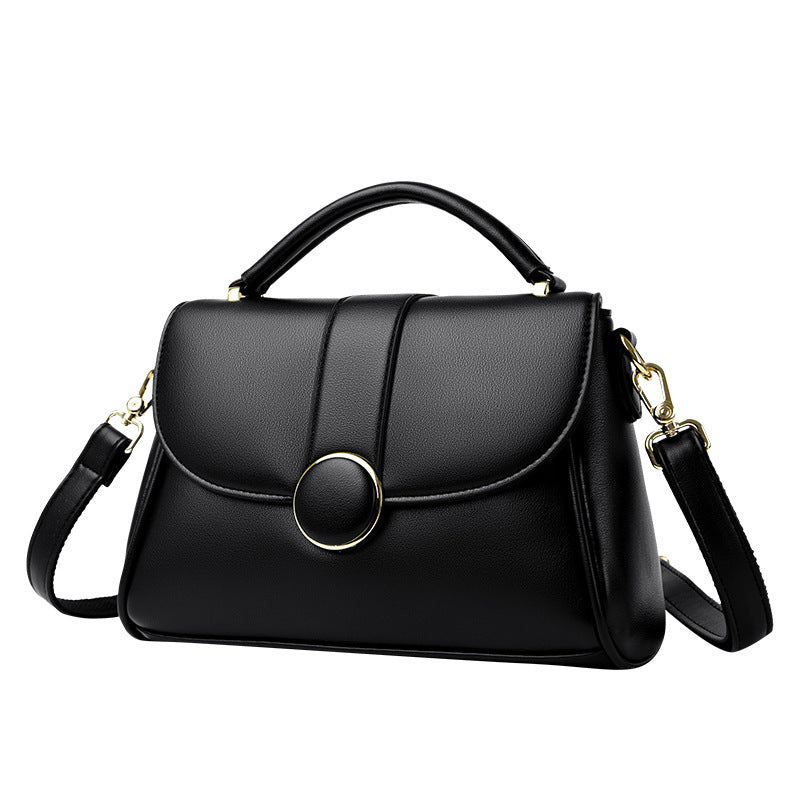 Women's Fashion Large Capacity Simple Soft Leather Bags