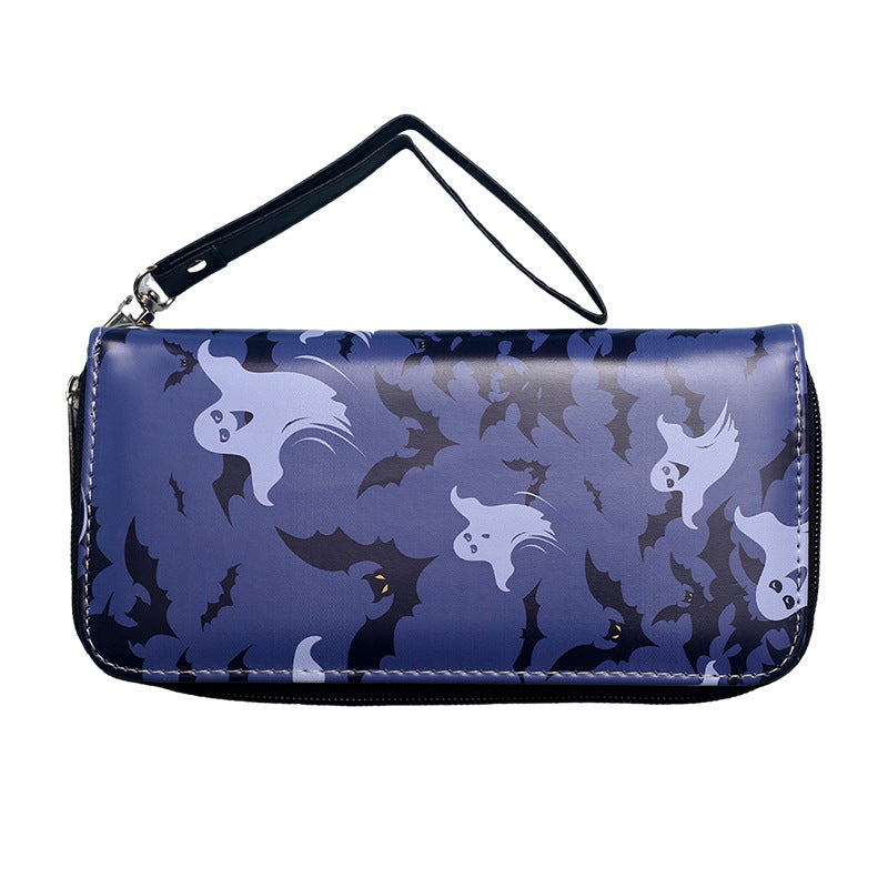 Women's & Men's Vintage Bat Ghost Long Large Capacity Ladies Wallet