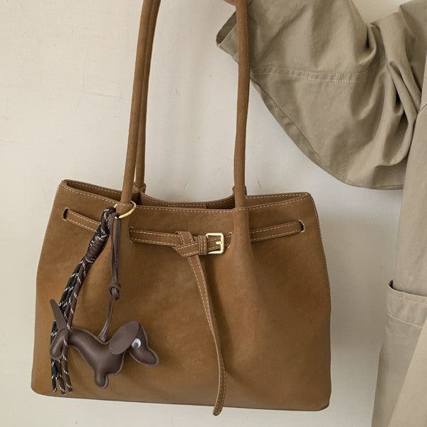 Retro Portable Underarm Winter Fashion Commute Large Women's Shoulder Bag