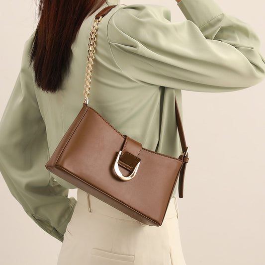 Women's Underarm Summer Retro Commuter Simple Chain Armpit Bags