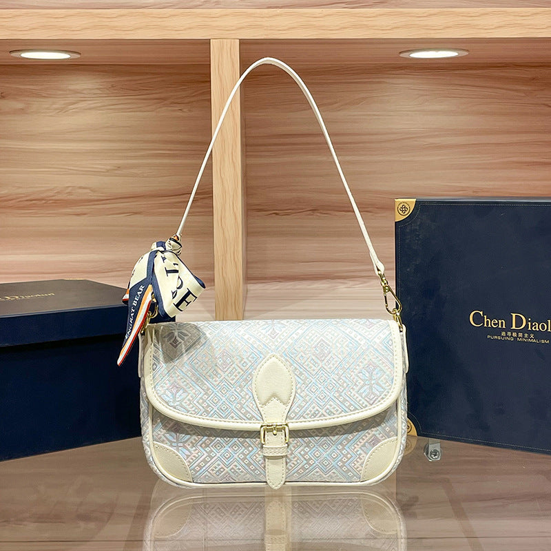 Women's Embroidery Jin French Stick Underarm High-grade Bags