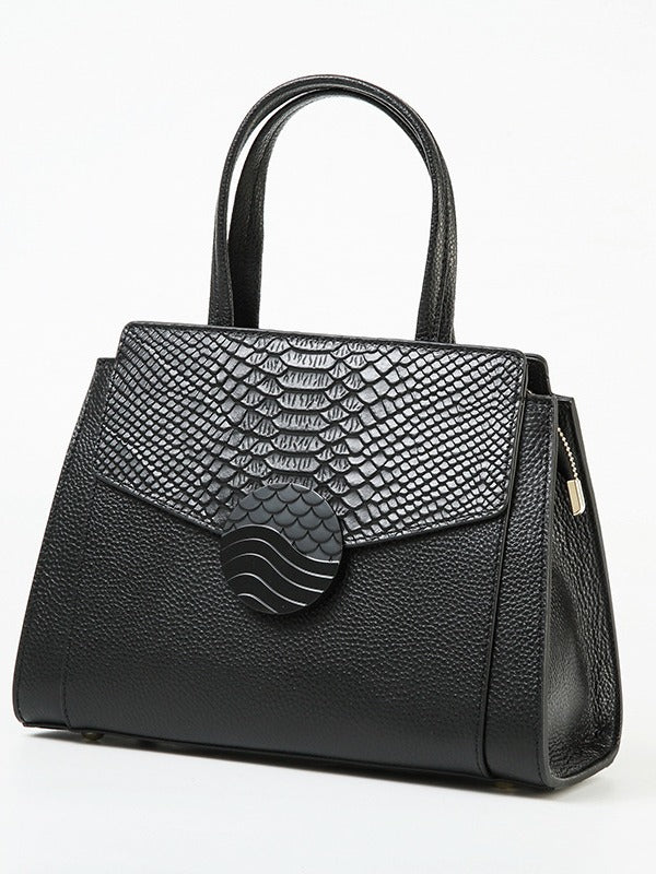 Women's Genuine Leather Summer Large Capacity Mom Shoulder Bags