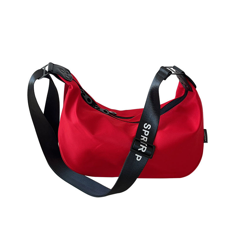 Women's & Men's & Simple Letter Oxford Cloth Large Crossbody Bags