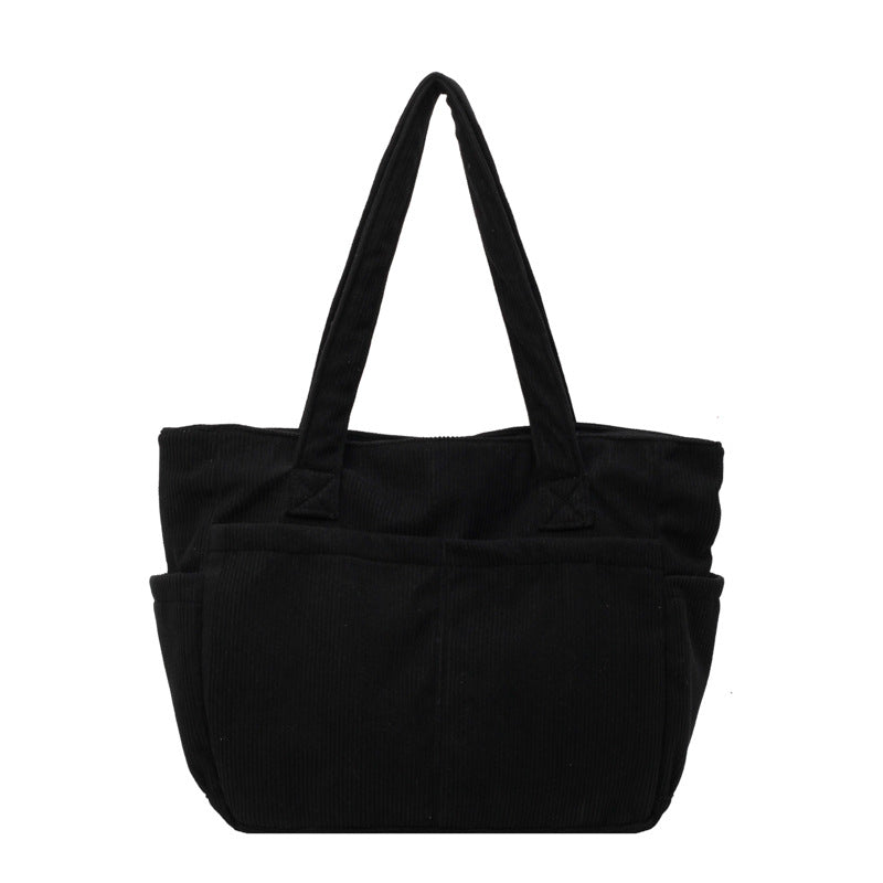 Style Large Capacity Canvas Simple Hand-held Women's Shoulder Bag