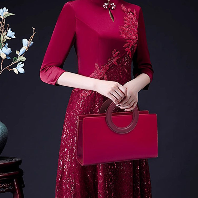 Bridal Wedding Design Trendy Fashionable Western Women's Messenger Bag