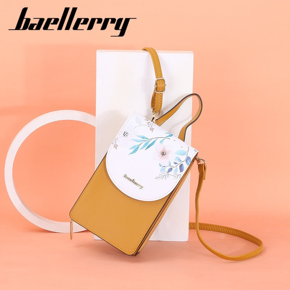 Women's Mobile Korean Touch Screen Printed Mini Women's Messenger Bag