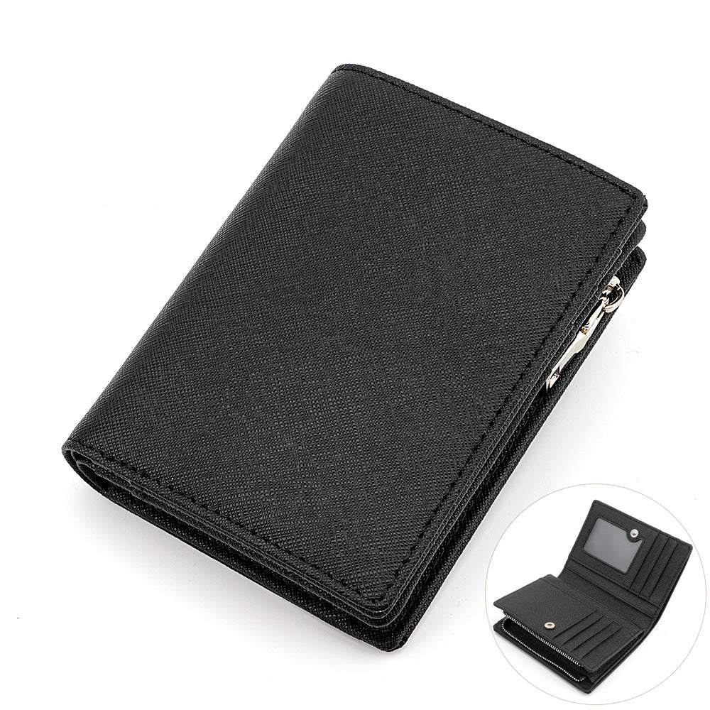 Women's & Men's & Vertical Design Genuine Leather Cross Men's Wallets