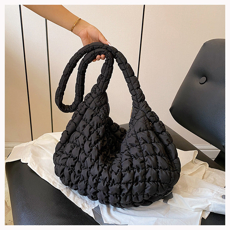 Women's Korean Style Cloud Fashion Large Capacity Small Square Bags