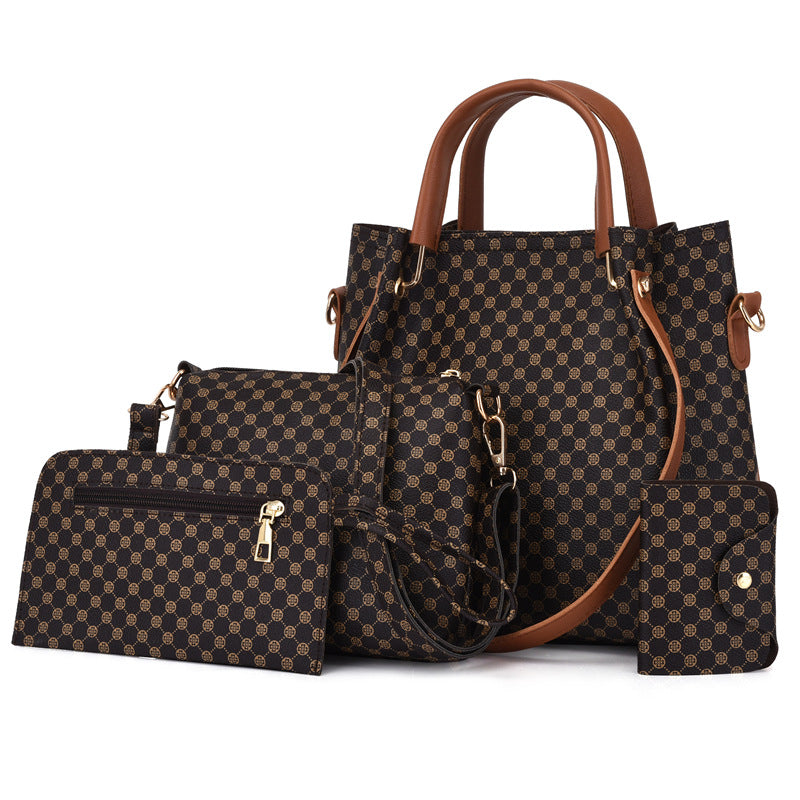 Trendy Attractive Women's Retro Set Printed Women's Shoulder Bag