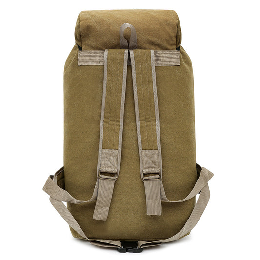 Trendy Large Capacity Breathable Canvas Hiking Backpacks