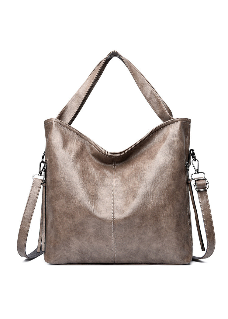 Idle Style Soft Leather Light Luxury Women's Handbag