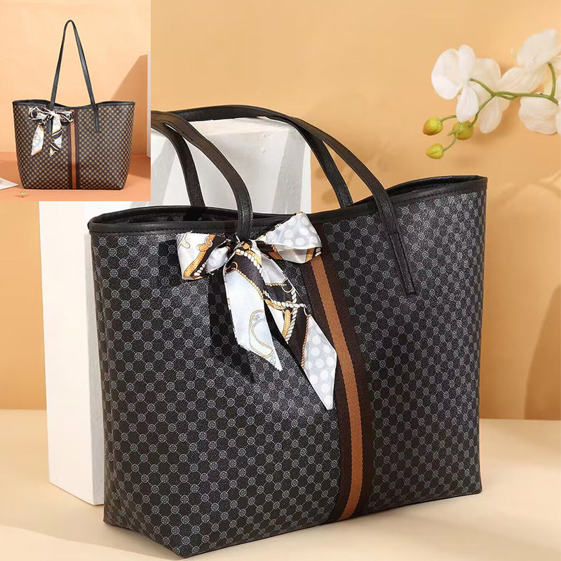 Women's Dot Presbyopic Scarf Large Capacity Fashion Trend Silk Women's Shoulder Bag