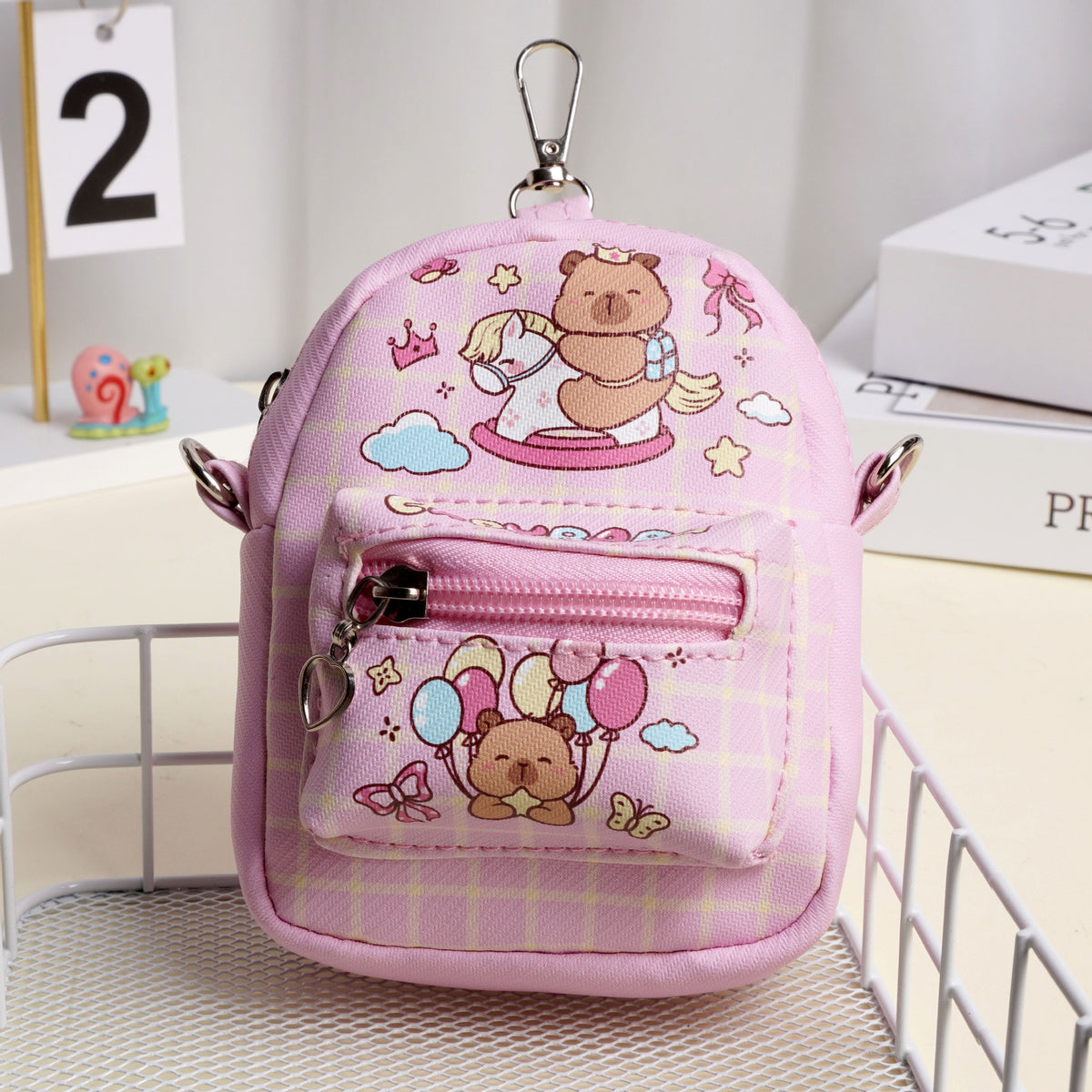 Comfortable Women's Good-looking Capybara Portable Storage Bags