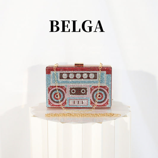 Tape Diamond Shiny Full Party Hand Holding Evening Bags