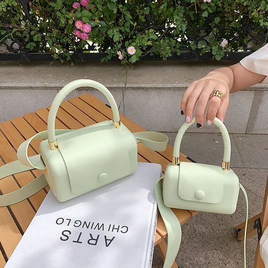 Women's Fashionable Pottery Popular Candy Color Simple Handbags