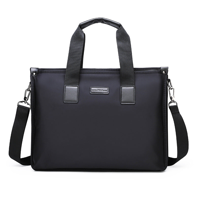Men's Oxford Cloth Business Horizontal Canvas Large Capacity Men's Handbags