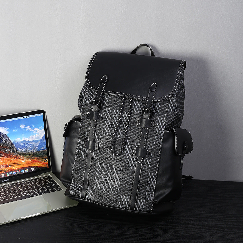 Men's Fashion High Quality Commuter Computer Green Backpacks