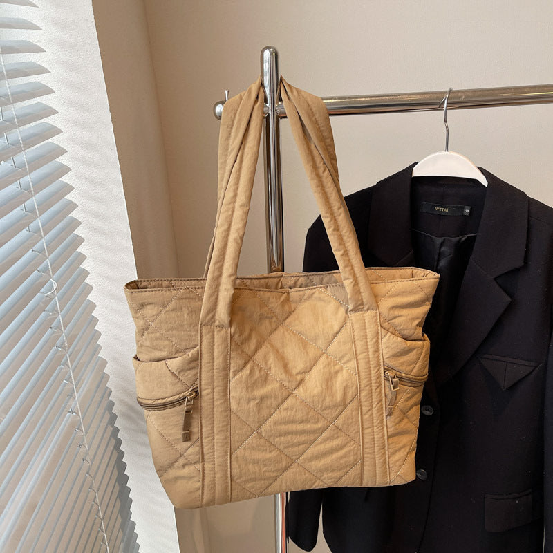 Women's Rhombus Jacket Large Capacity Commuter Simple Women's Shoulder Bag