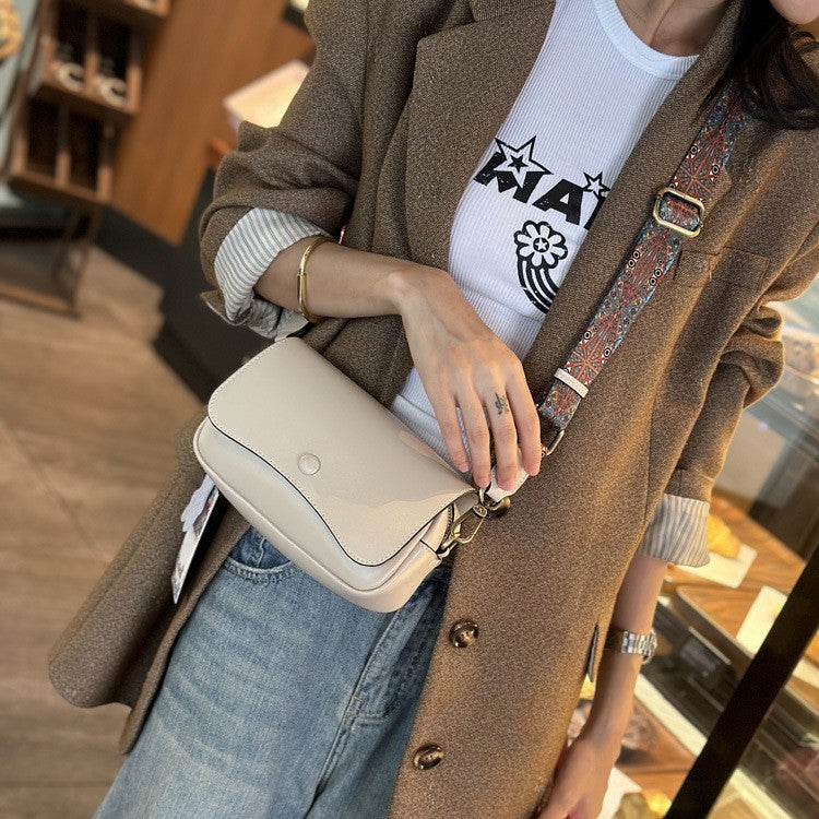 Women's Autumn Genuine Leather Strap Niche Fashion Women's Shoulder Bag