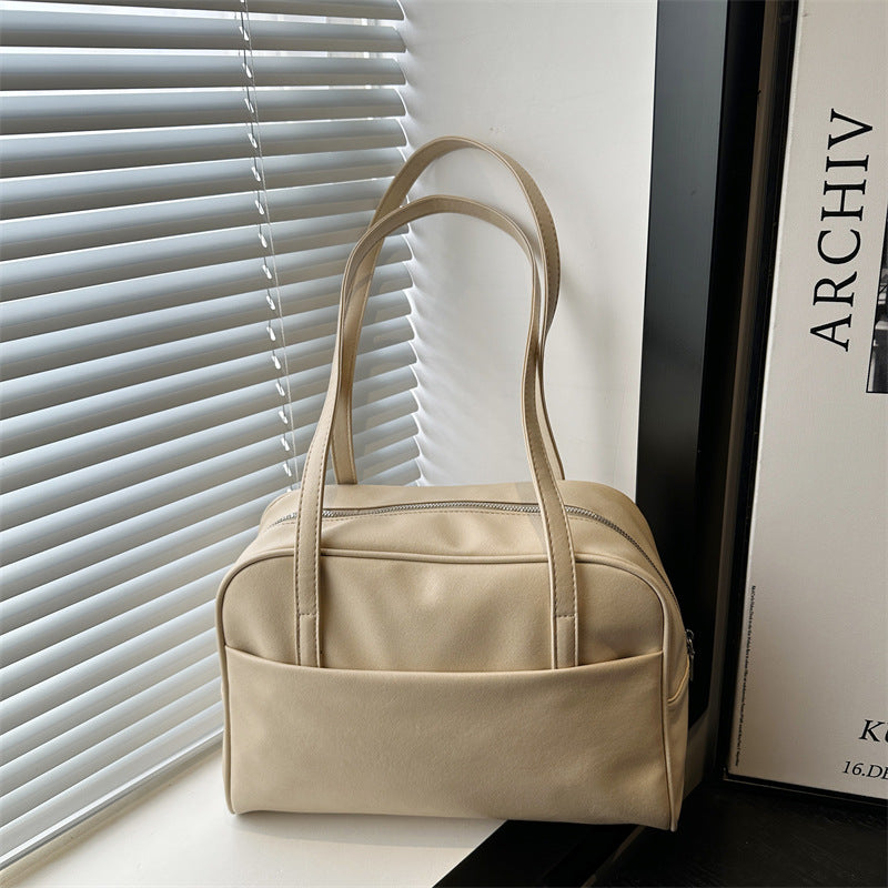 Style Large Capacity Retro Korean Commuter Trendy Women's Shoulder Bag