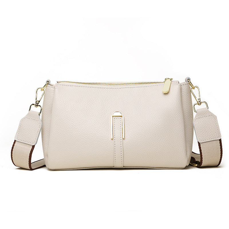 Women's Simple Fashion Cattlehide Elegant First Layer Shoulder Bags