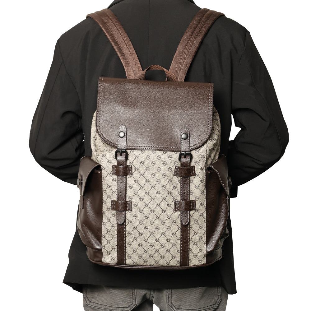 Men's Fashion High Quality Commuter Computer Green Backpacks