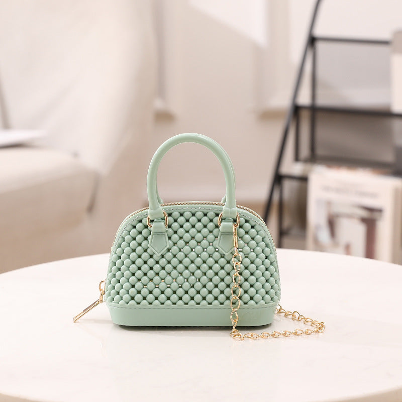 Mini Korean Style Fashion Shell Hollow Women's Handbag