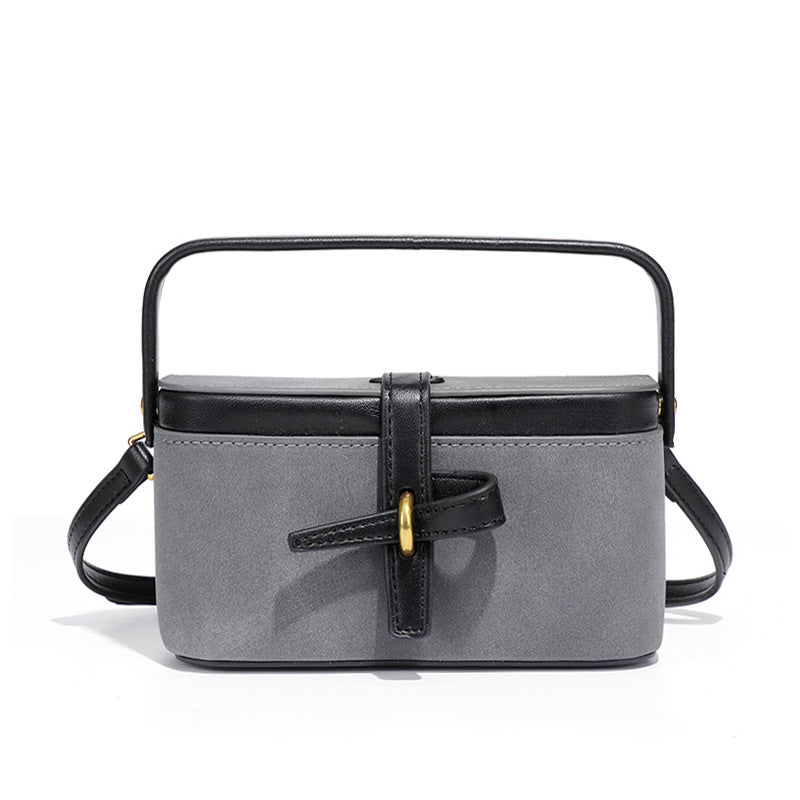 Women's Retro Frosted Portable Dinner Box Mini Women's Messenger Bag