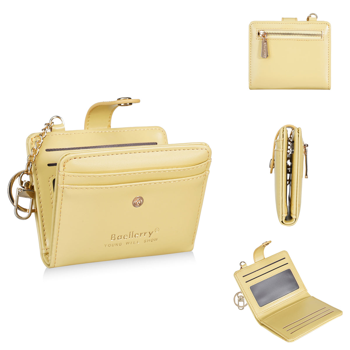 Women's Retro High-grade Short Simple Mini Cute Card Holder