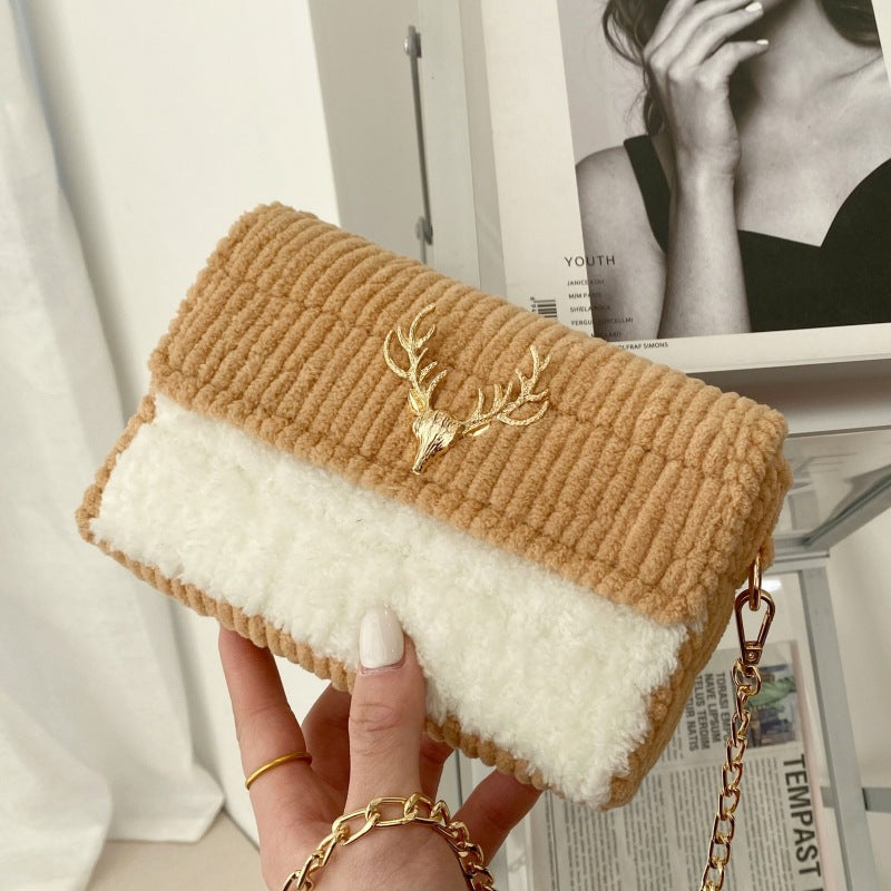 Hand-woven Homemade Wool Material Gifts For Girlfriend Bags