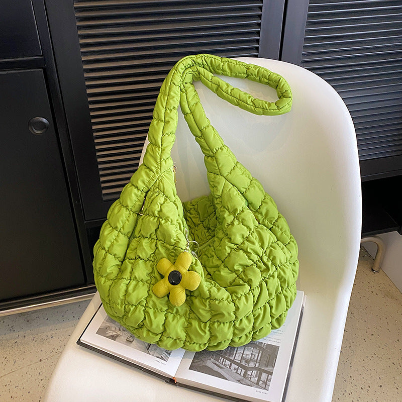 Women's Korean Style Cloud Fashion Large Capacity Small Square Bags