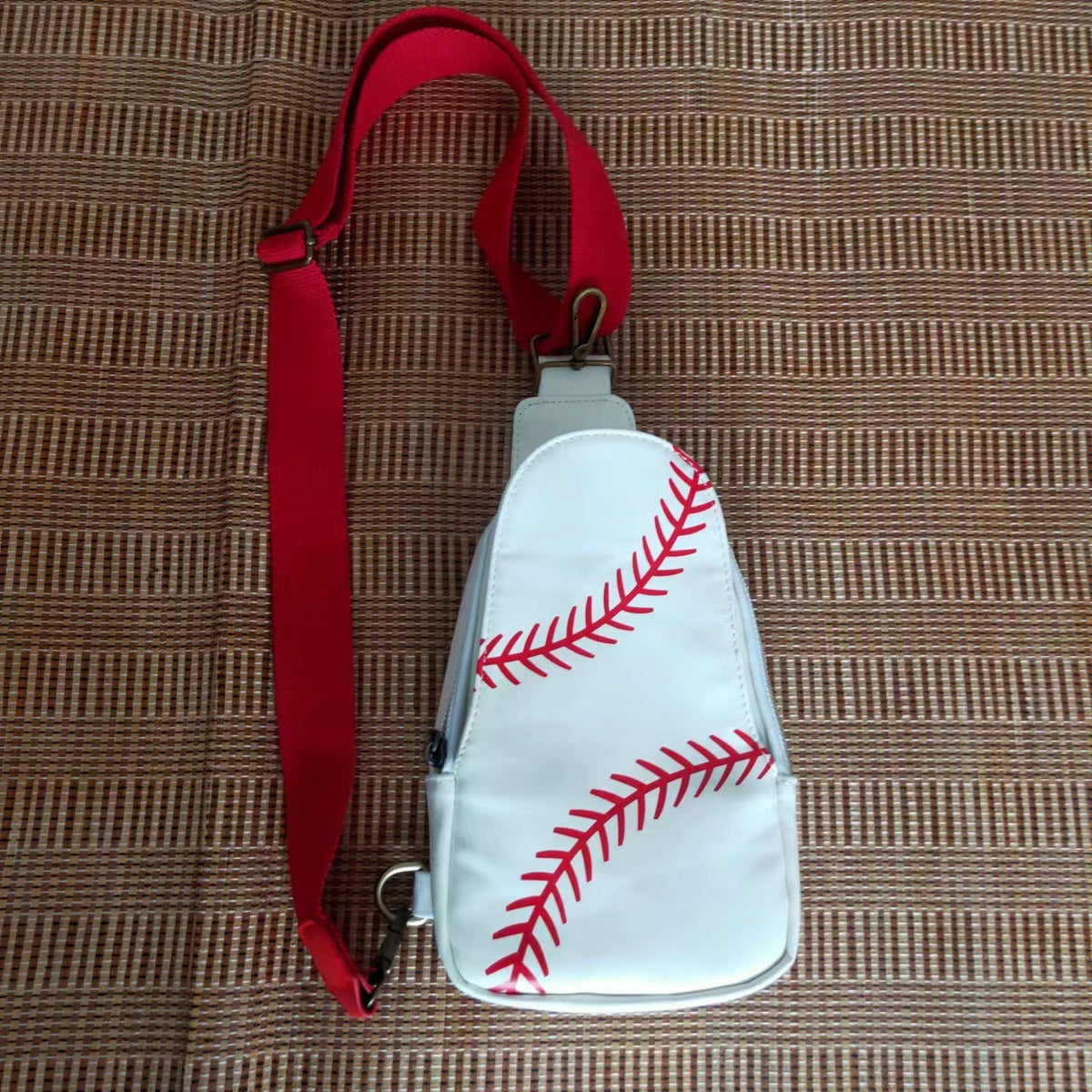 Trendy Female Lady Vintage Baseball Rugby Bags