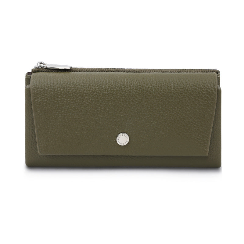 Lychee Pattern Three Fold Long Eastern European Ladies Wallet
