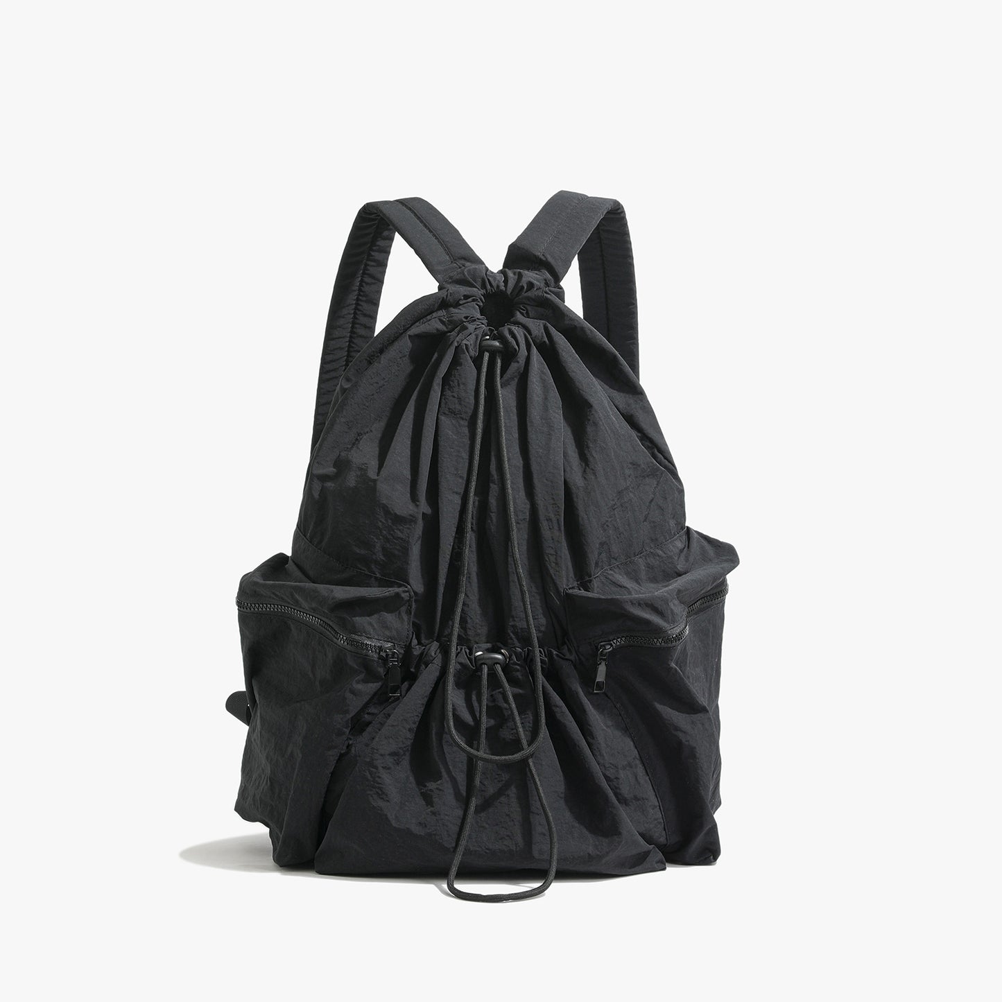 Leisure Artistic Canvas Fashionable Pleated Nylon Backpacks