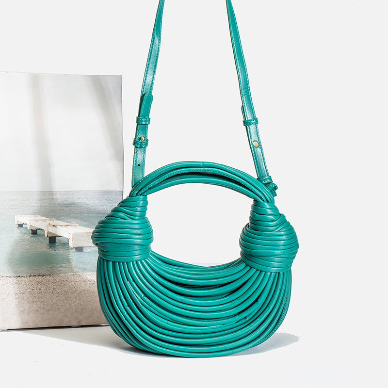 Noodle Hand Gift Carrying Vegetable Basket Knitted Handbags