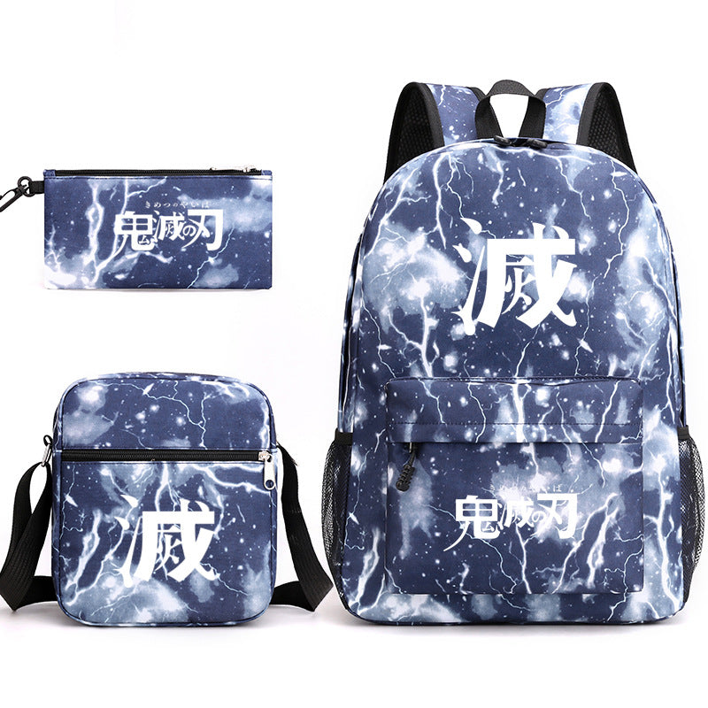 Cartoon No Three-piece One Pencil Primary Backpacks