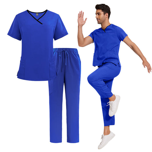 Washing Medical Work Clothes Thin Sleeve Suits